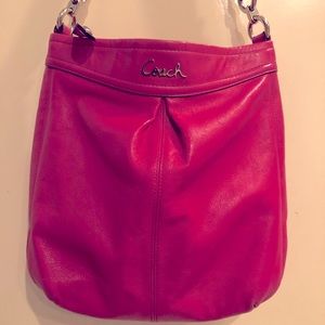 Pink coach purse